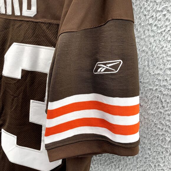 Cleveland Browns #43 Ward Jersey Mens 52 Reebok On Field NFL Football Sportswear - Picture 13 of 14